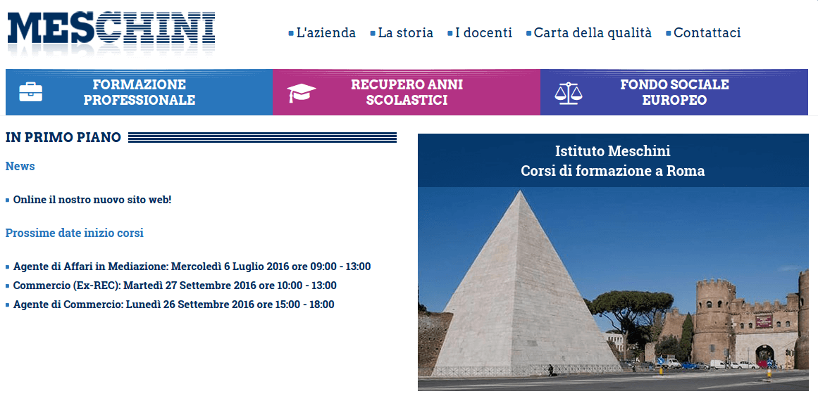 Corsi di formazione a Roma