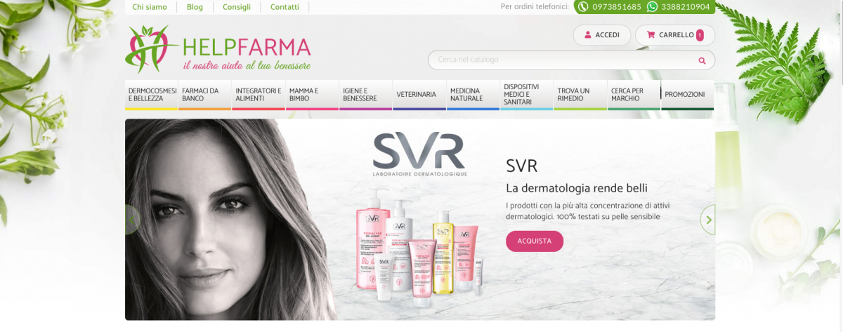 Helpfarma - Vendita online di farmaci, integratori, cosmetici