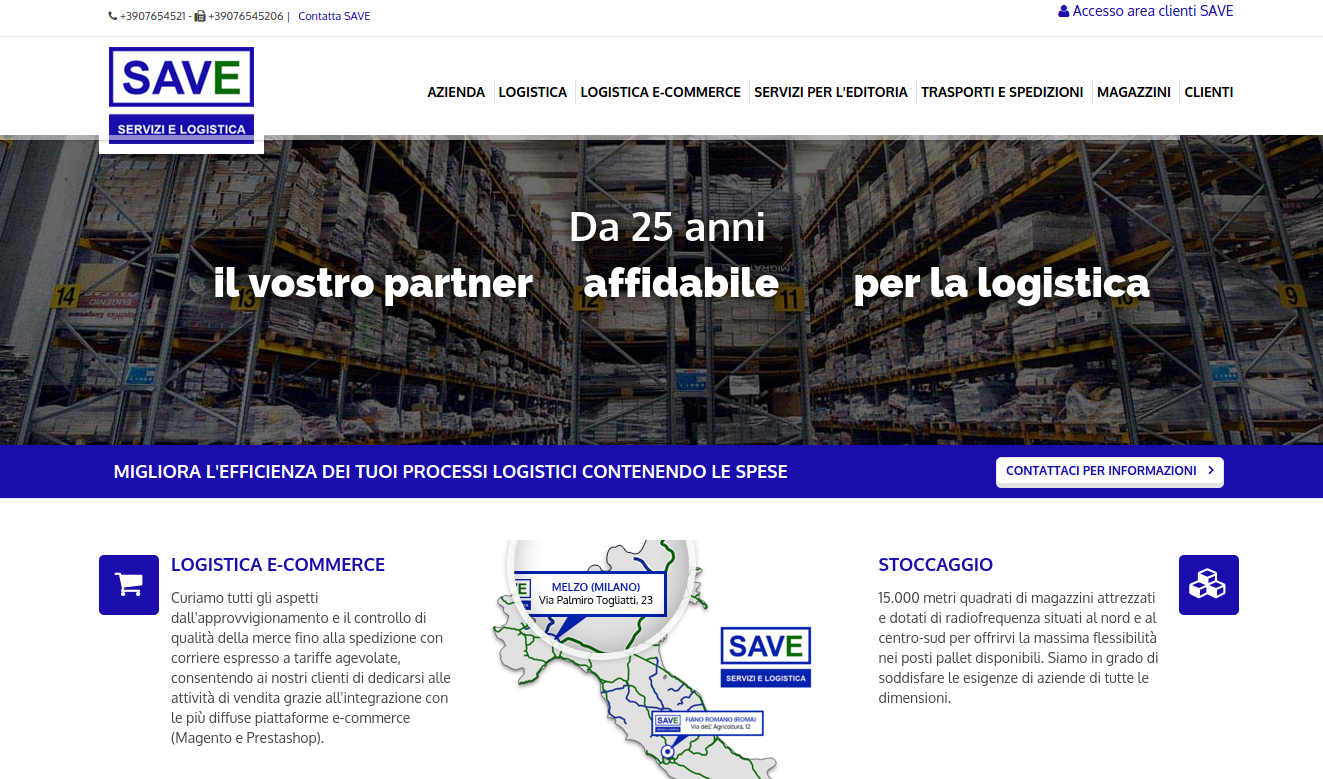 SAVE logistica di magazzino